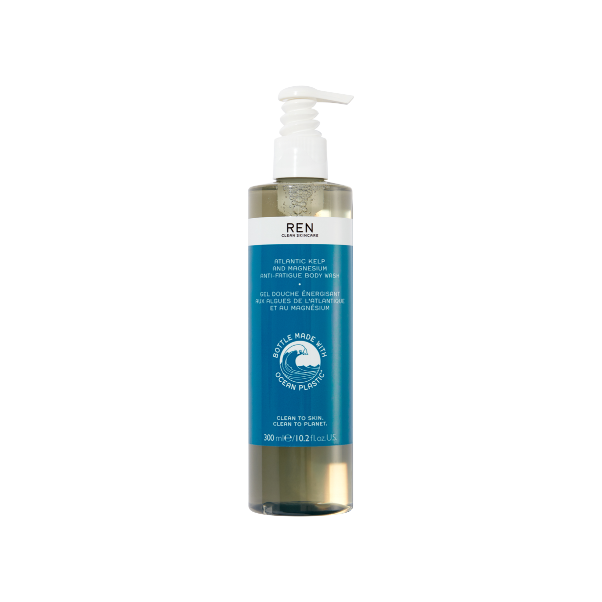 Ren Clean Skincare - Atlantic Kelp and Magnesium Body Wash Ocean Plastic Limited