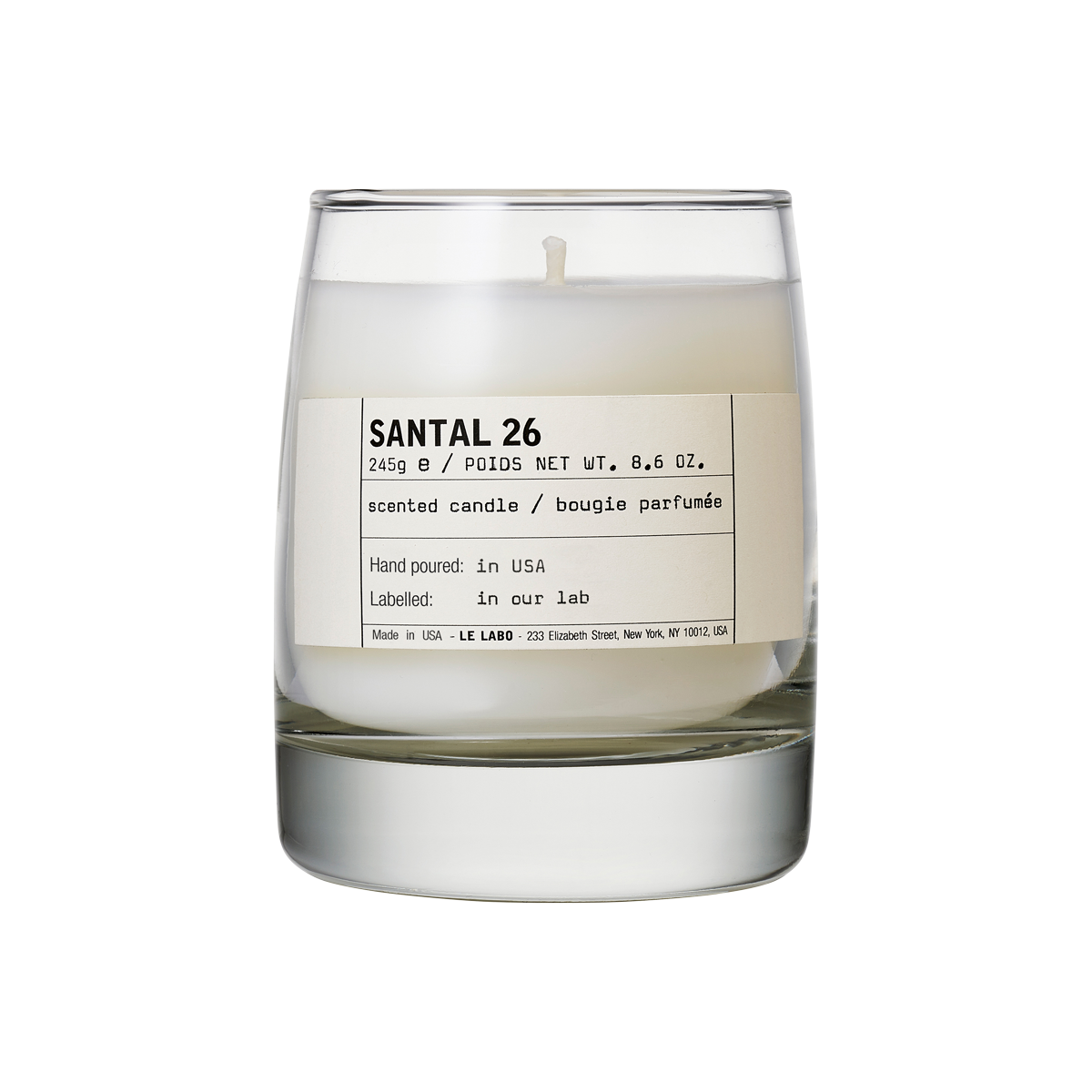 Le Labo fragrances - Santal 26 Classic Candle