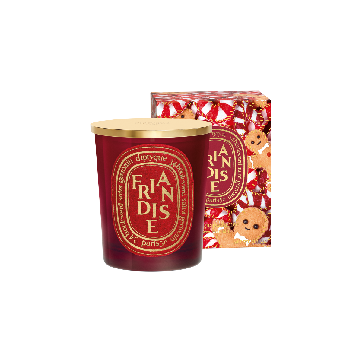 Diptyque - Friandise Scented Candle with Lid