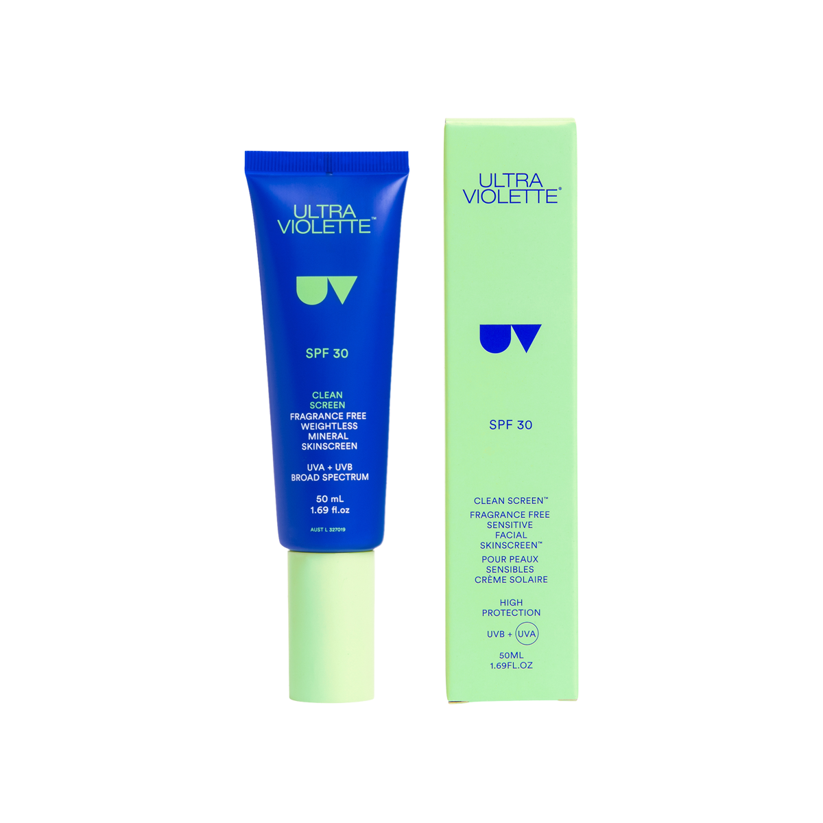 Ultra Violette - Clean Screen Fragrance Free Face SPF 30