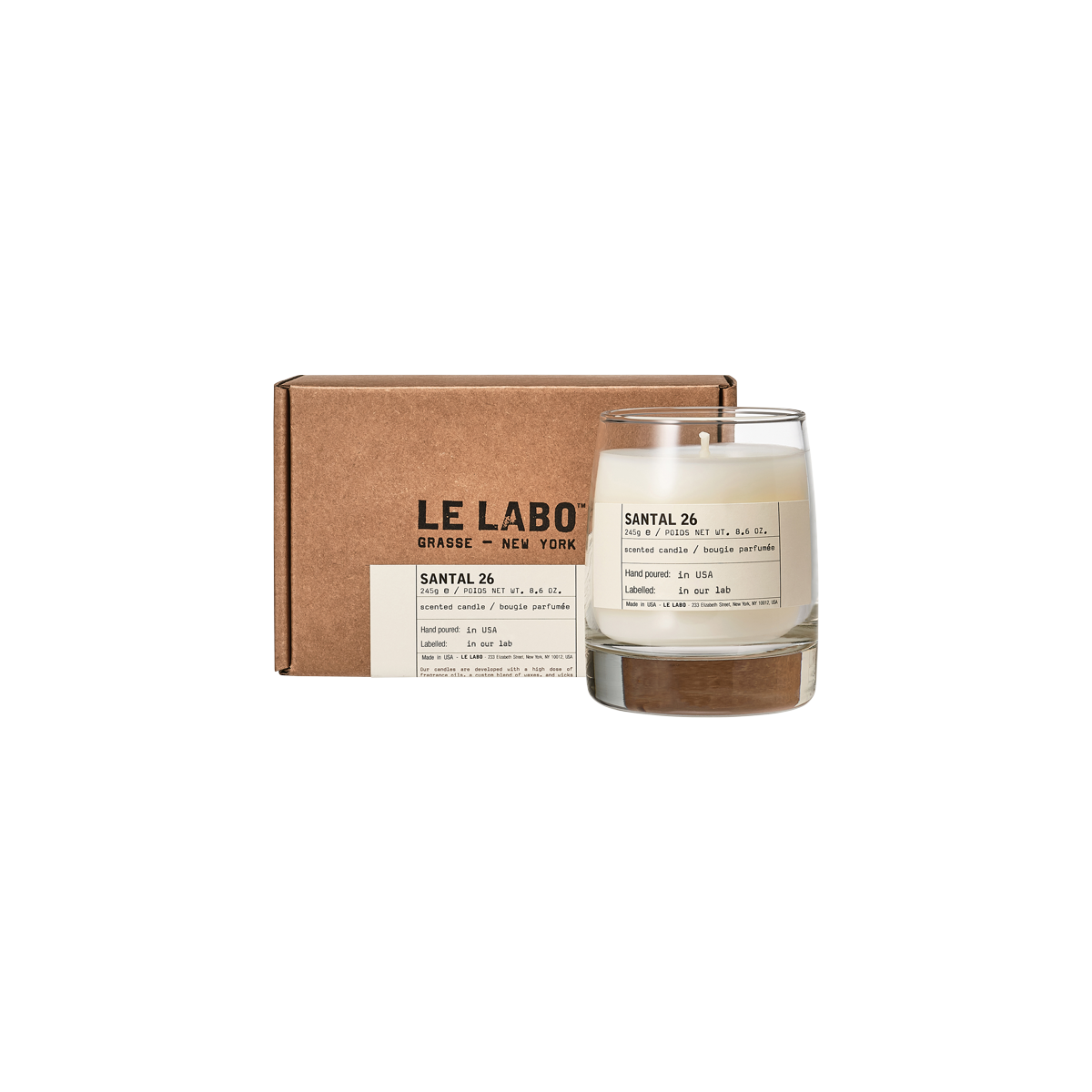 Le Labo fragrances - Santal 26 Classic Candle