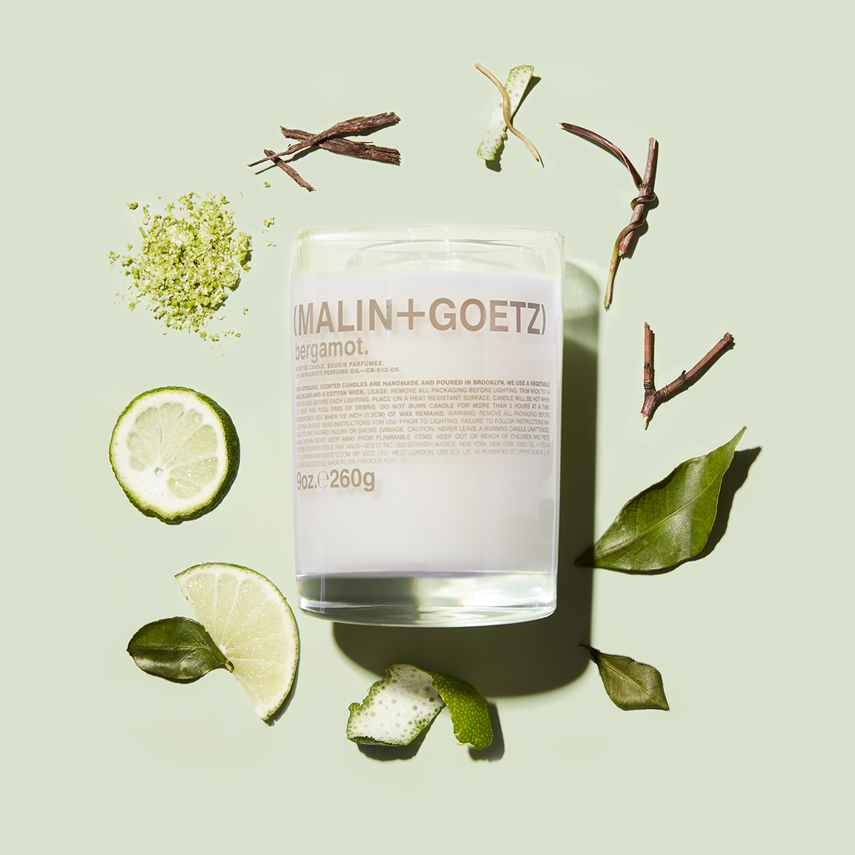 MALIN+GOETZ - Bergamot Scented Candle