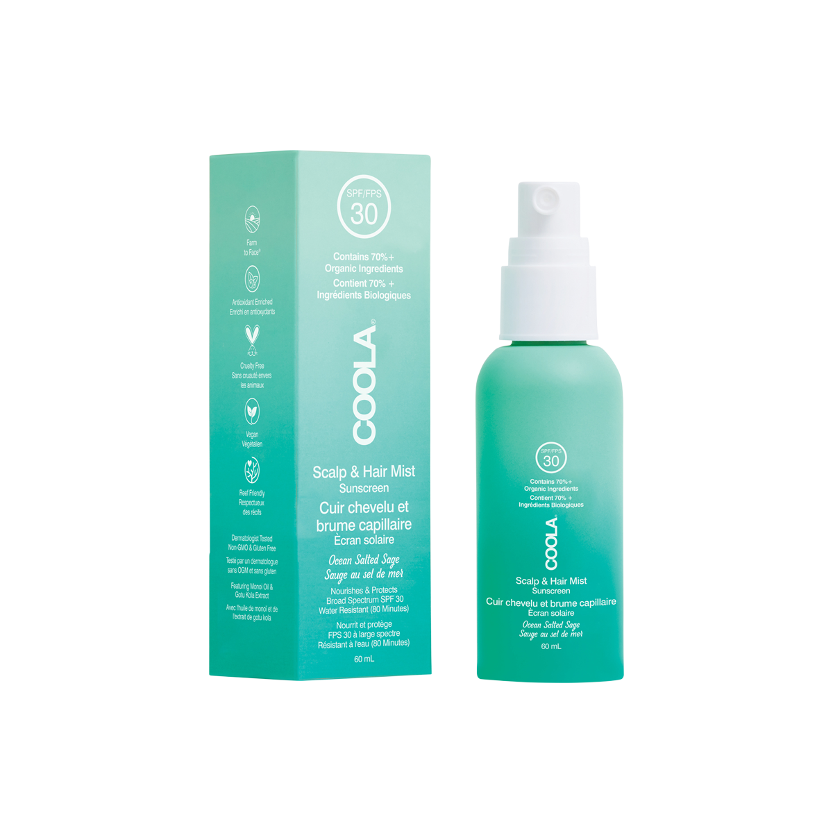 COOLA Suncare - Classic SPF30 Scalp & Hair Mist