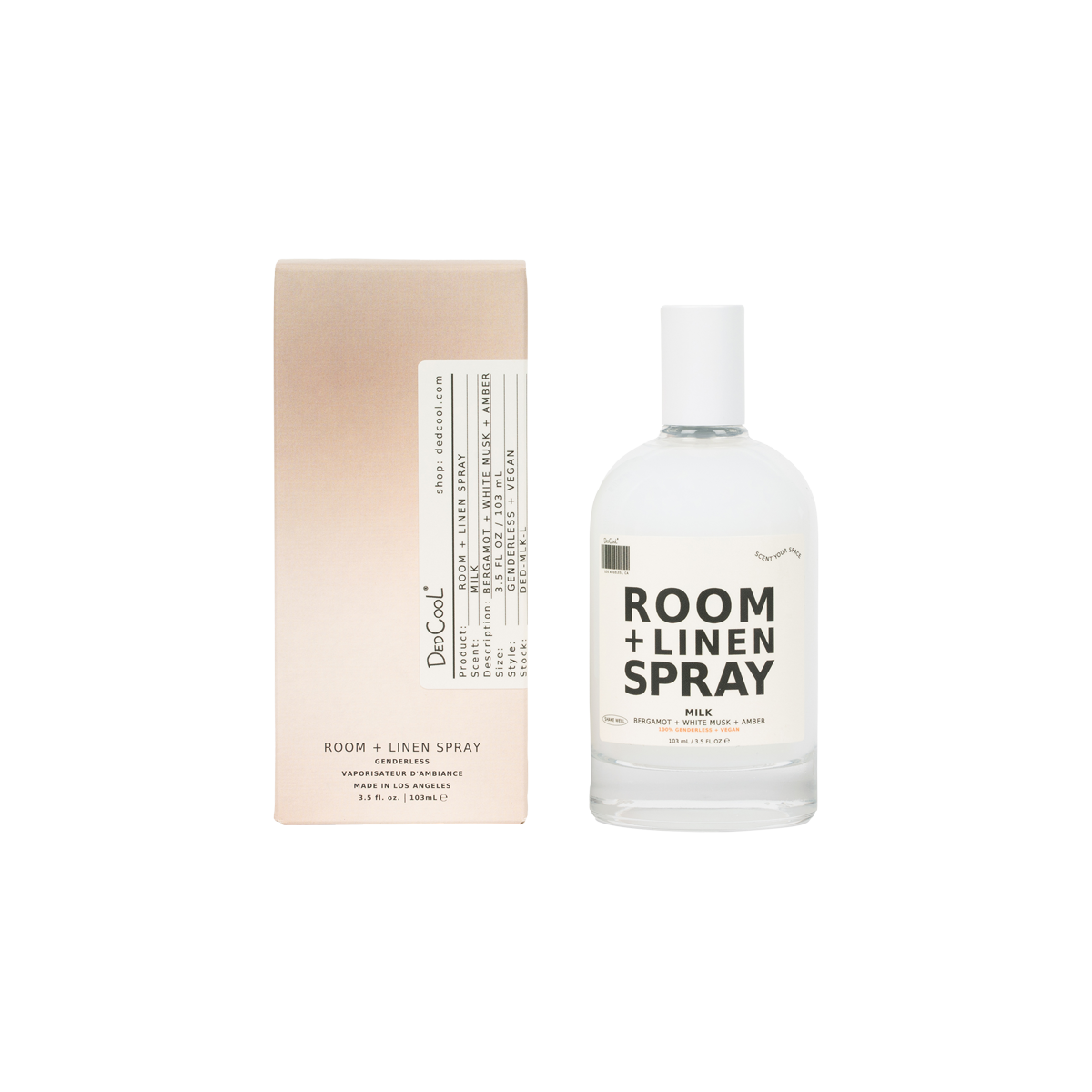 DEDCOOL - Room + Linen Spray Milk