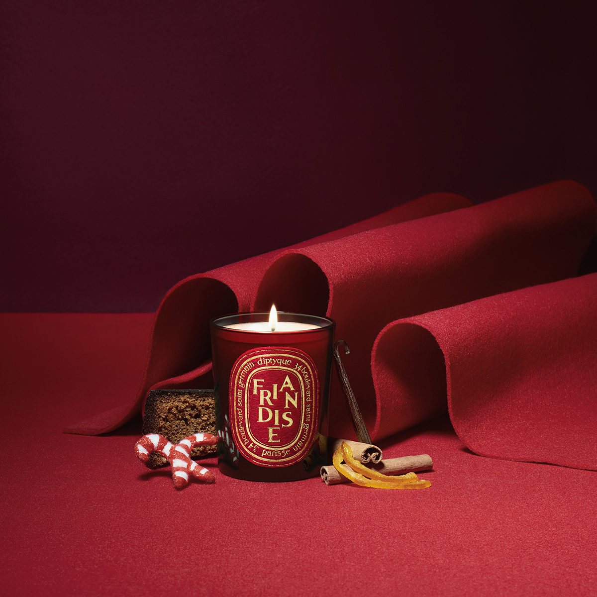 Diptyque - Friandise Scented Candle with Lid