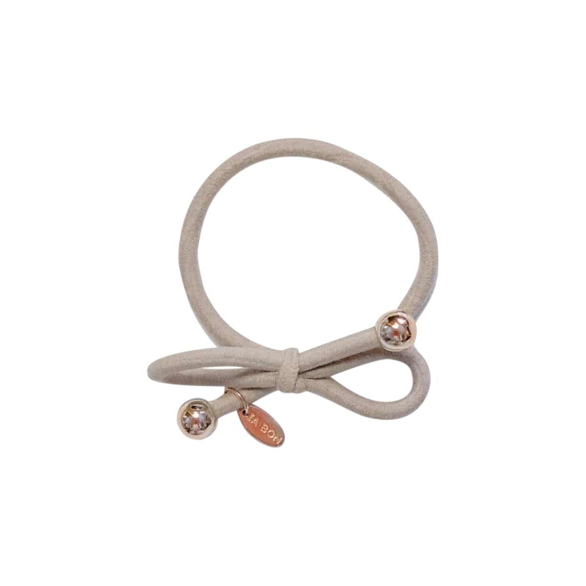 IA BON - Hair Tie with Gold Bead