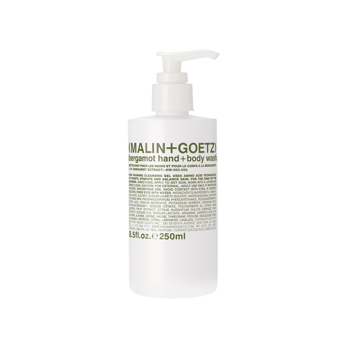 MALIN+GOETZ - Bergamot Hand + Body Wash