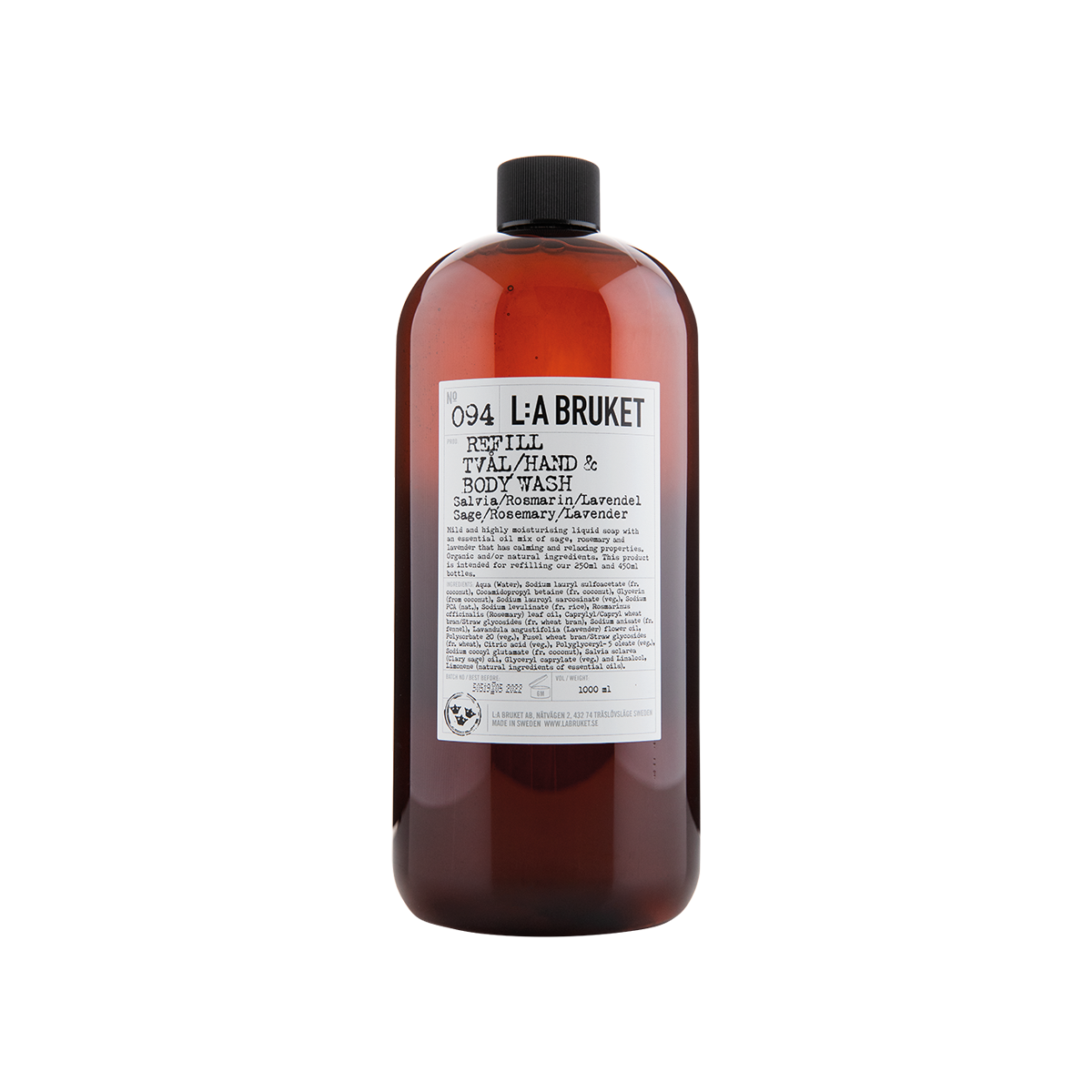 L:a Bruket - 094 Hand & Body Wash Refill Sage