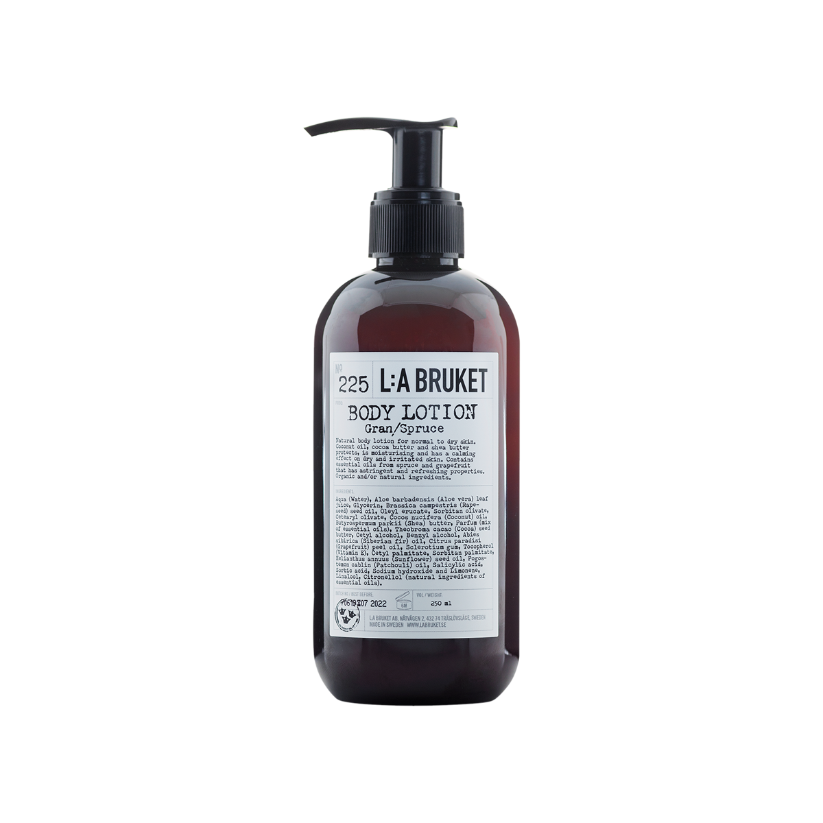 L:a Bruket - 225 Body Lotion Spruce