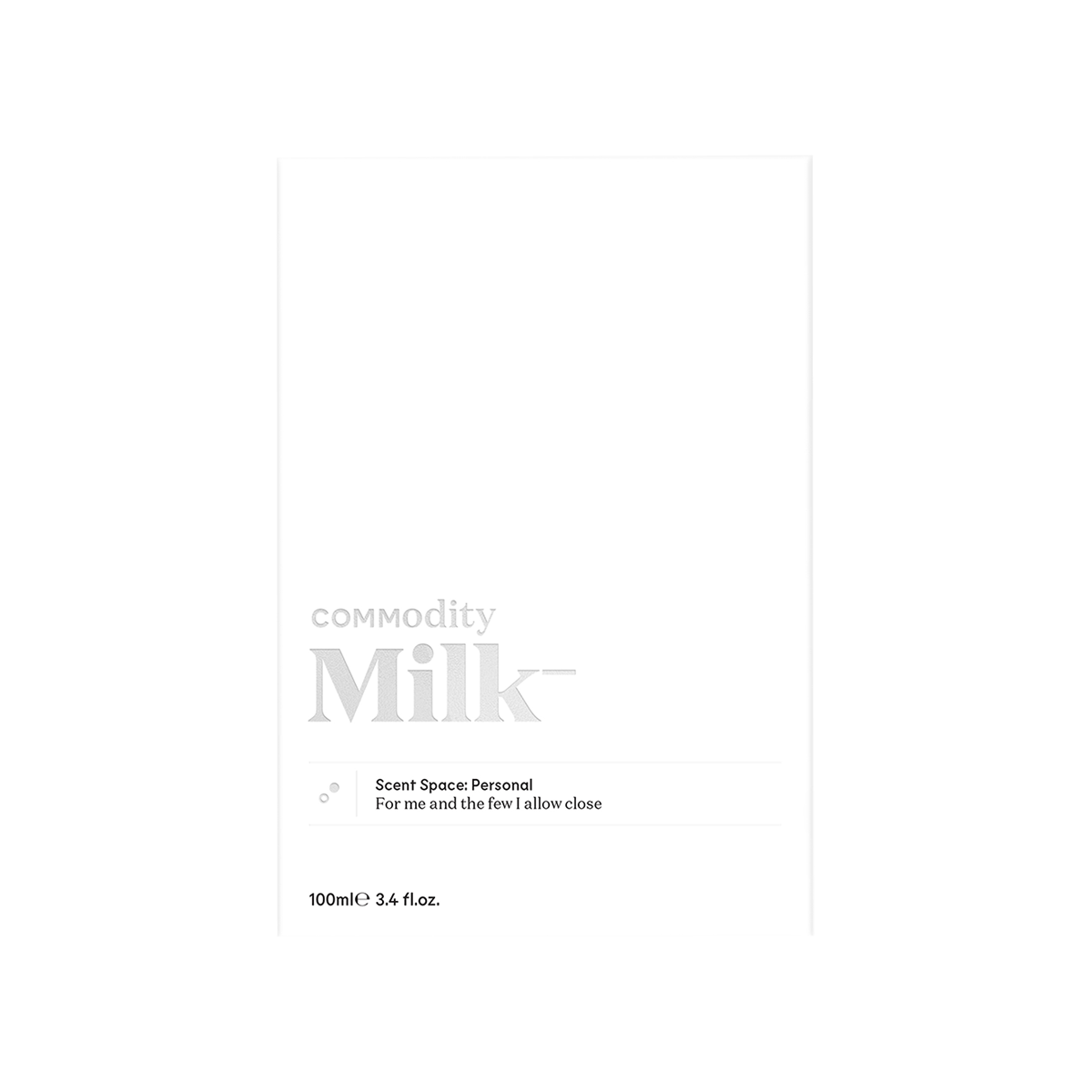 Commodity - Milk- Personal