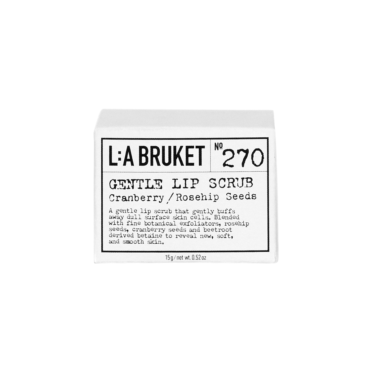 L:a Bruket - 270 Gentle Lip Scrub