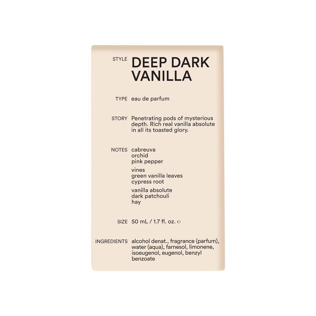 D.S. & DURGA - Deep Dark Vanilla Eau de Parfum