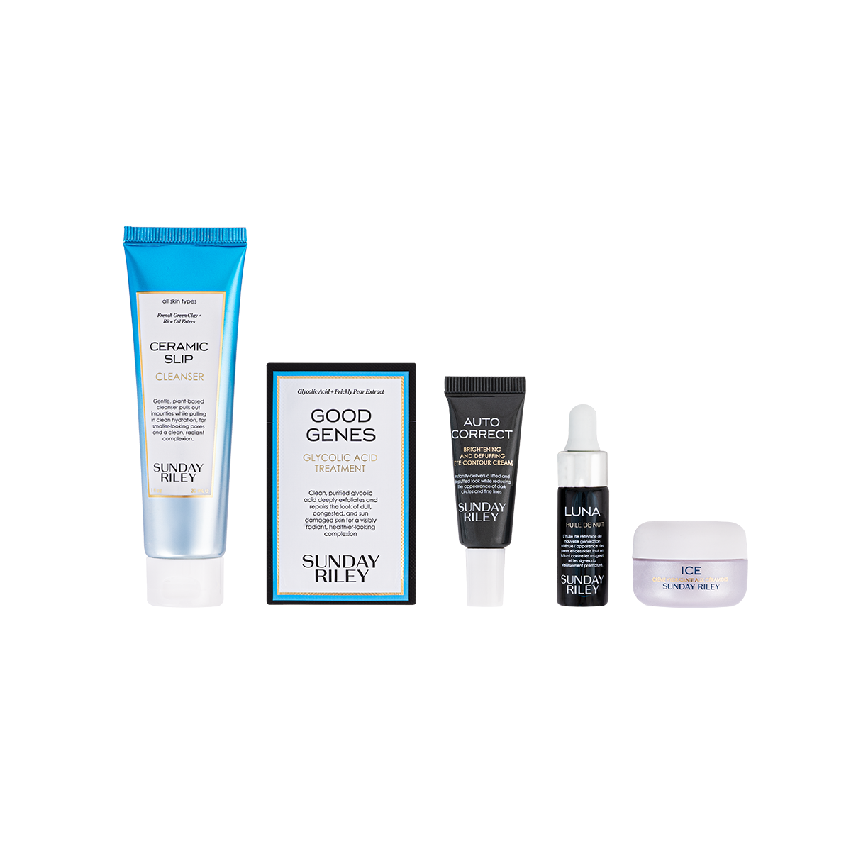 Sample service - Sample Set Skincare Sunday Riley P.M.