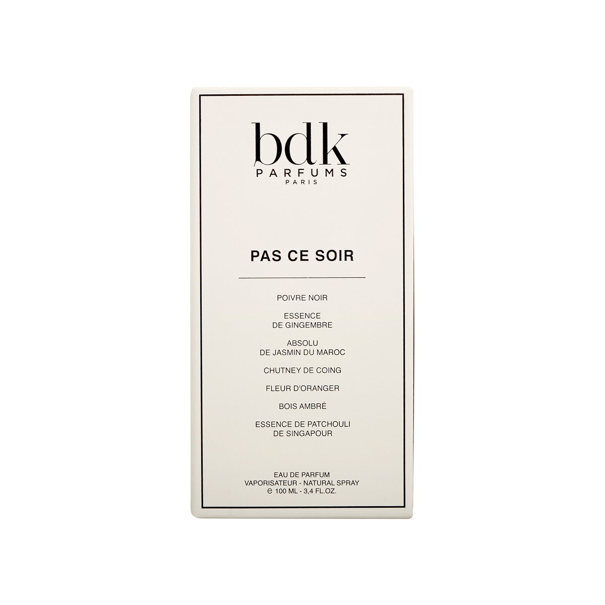 BDK Parfums - Pas Ce Soir Eau de Parfum