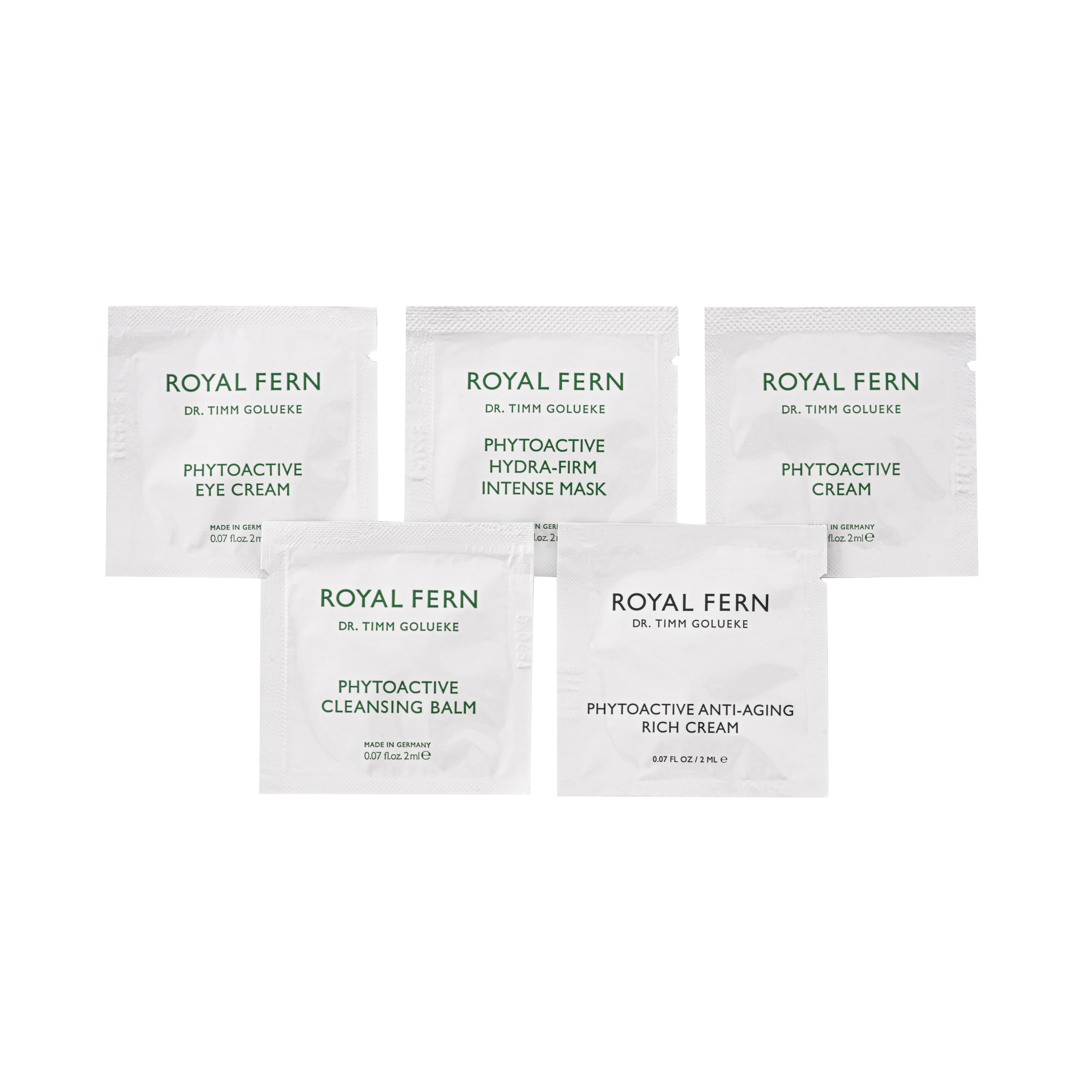 Sample service - Sample Set Royal Fern Skincare