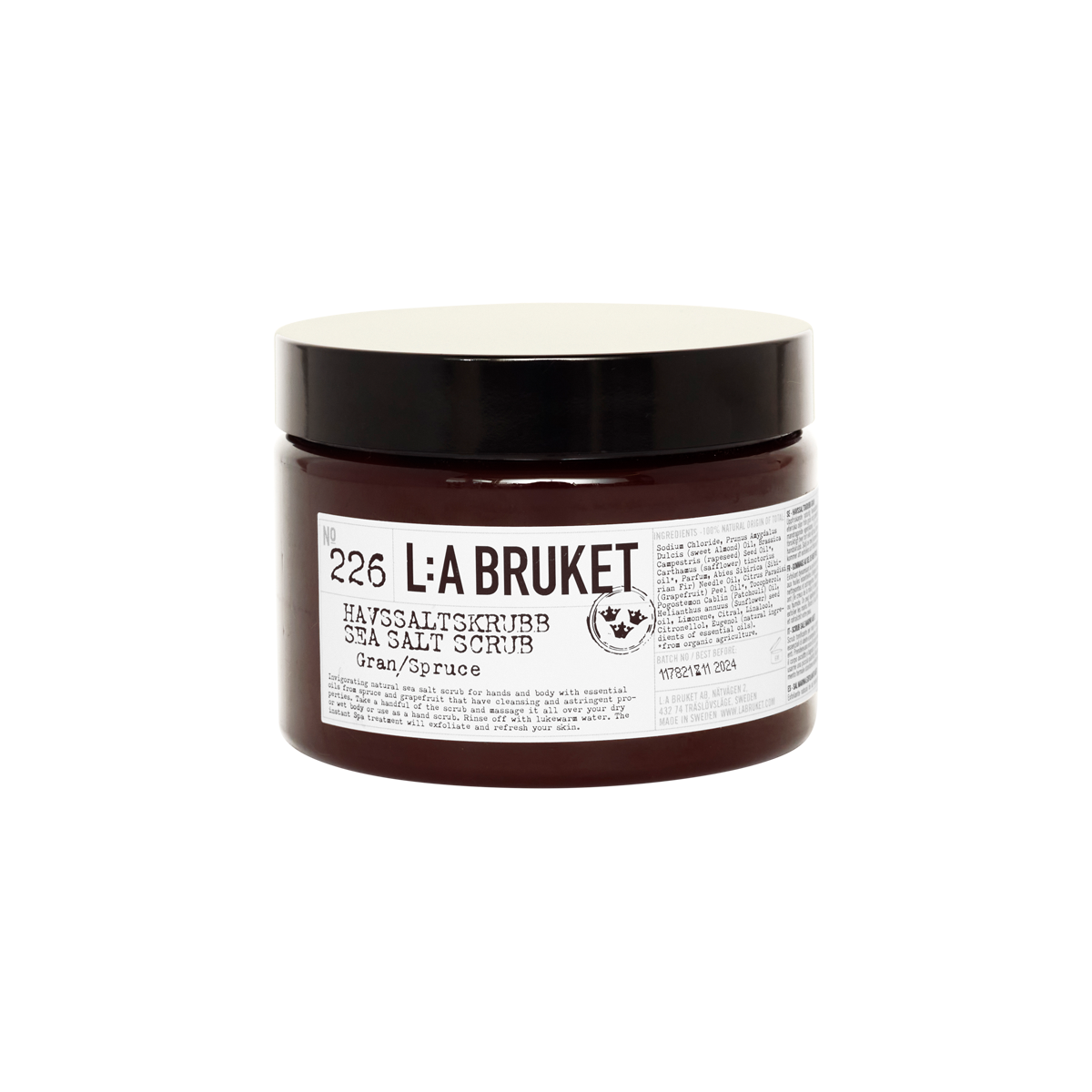 L:a Bruket - 226 Sea Salt Scrub Spruce