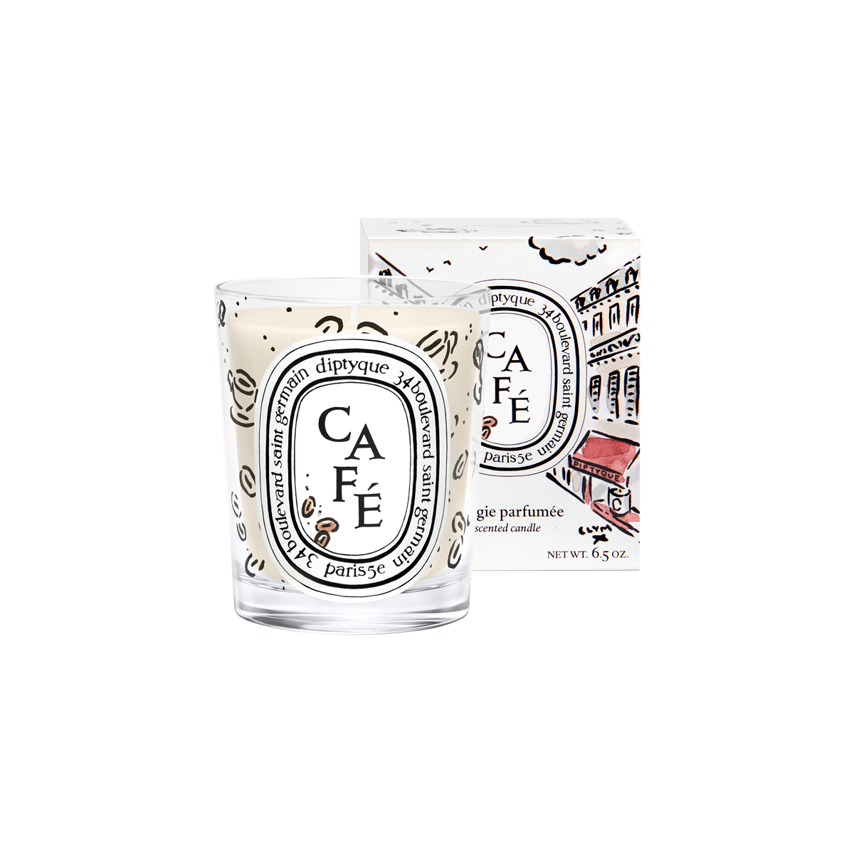 Diptyque - Scented Classic Candle Cafe