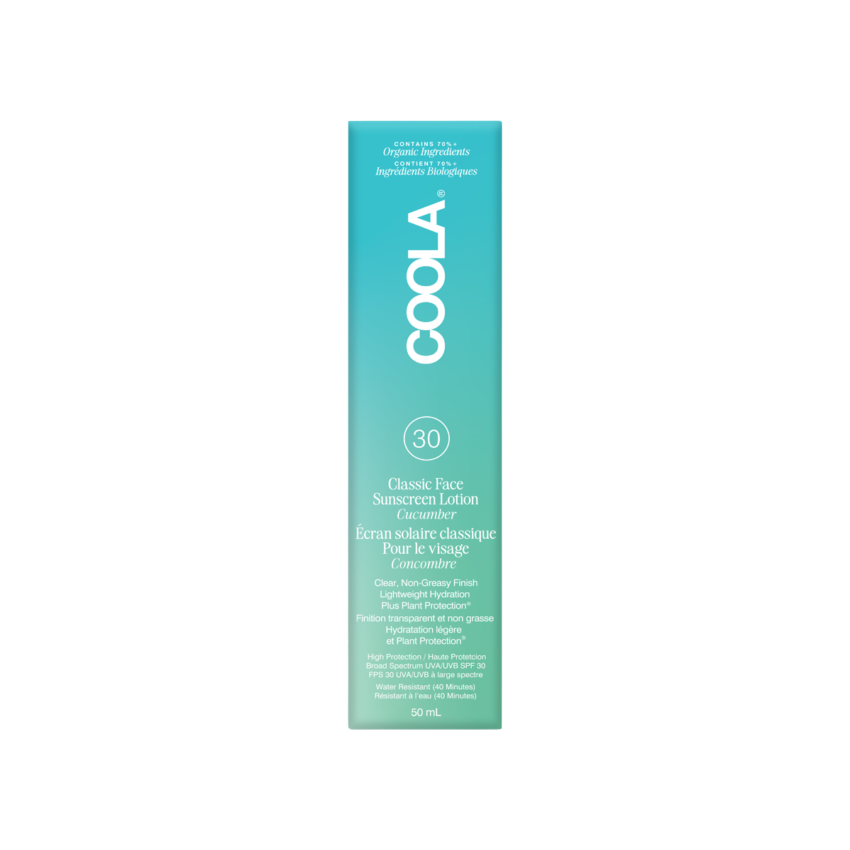 COOLA Suncare - Classic Face SPF 30 Cucumber