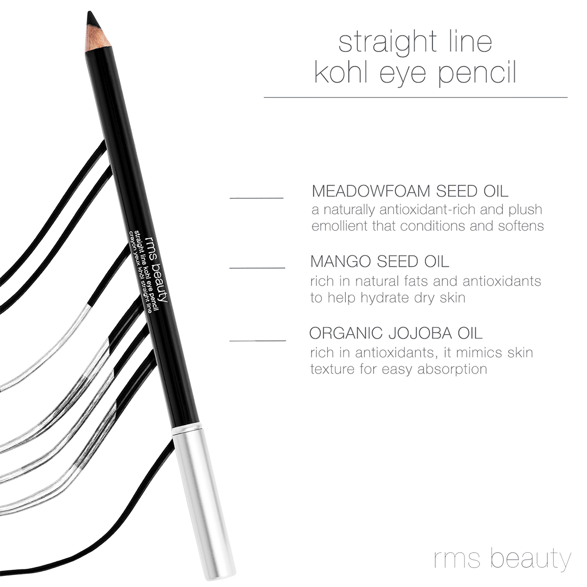 RMS Beauty - Straight Line Kohl Eye Pencil