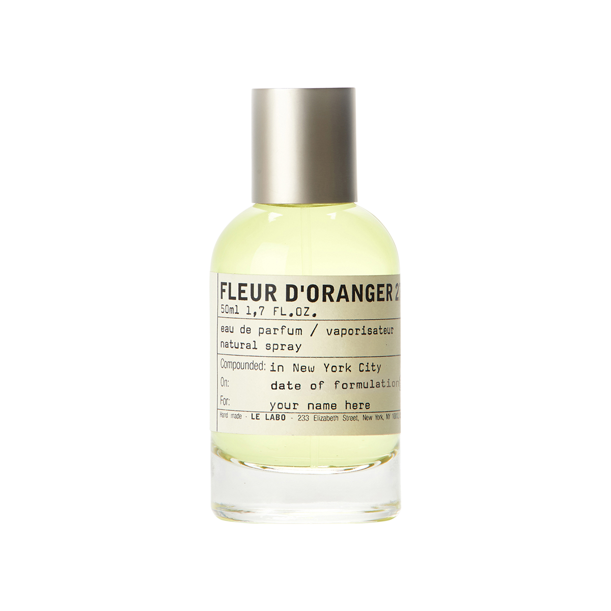 Le Labo fragrances - Fleur d'Oranger 27 Eau de Parfum