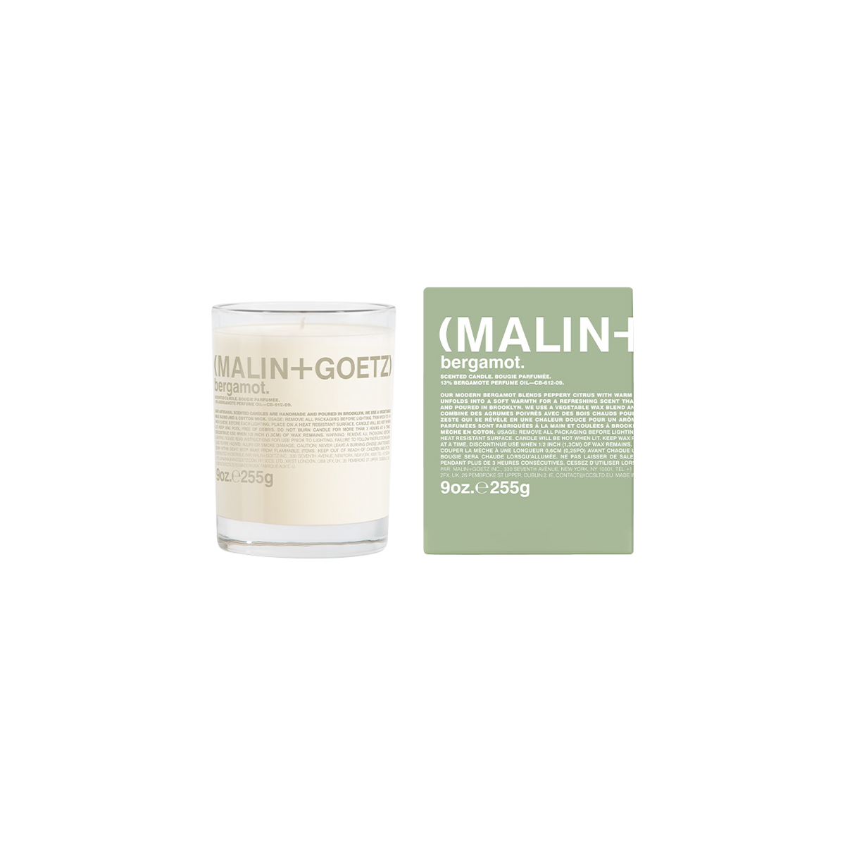 MALIN+GOETZ - Bergamot Scented Candle