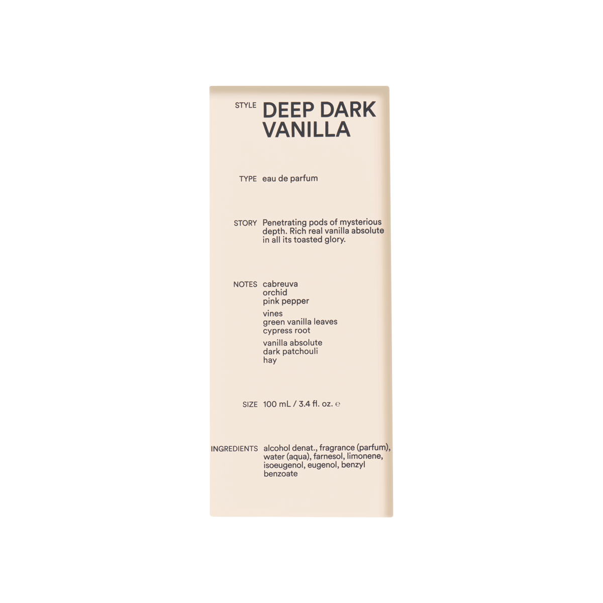 D.S. & DURGA - Deep Dark Vanilla Eau de Parfum