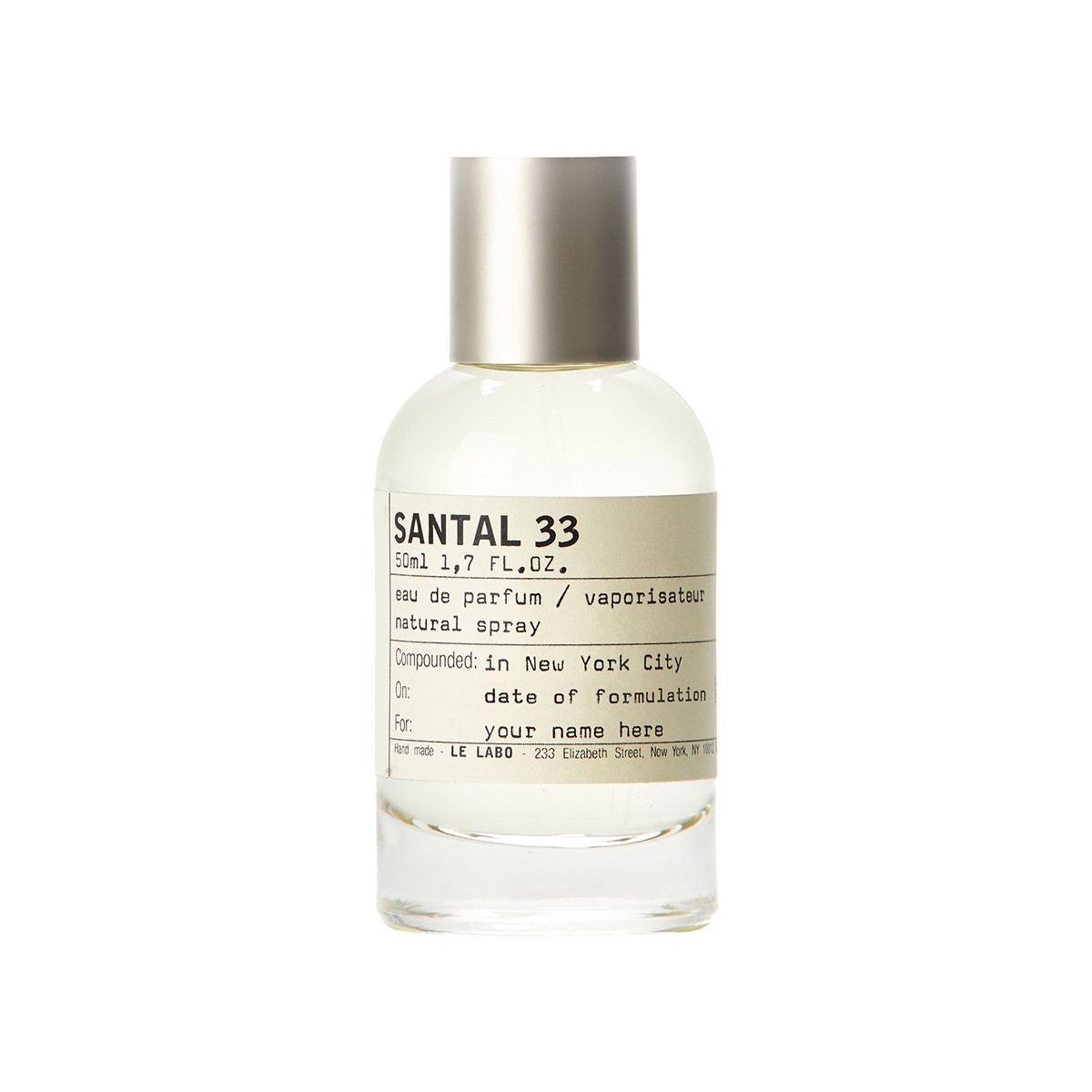 Le Labo fragrances - Santal 33 Eau de Parfum