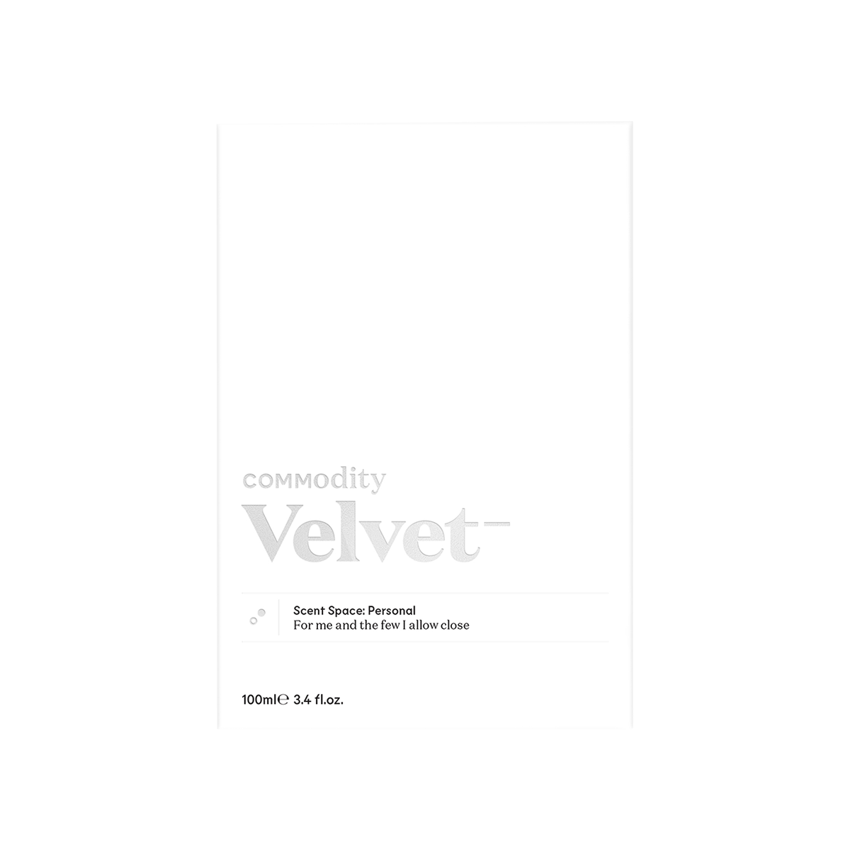 Commodity - Velvet- Personal