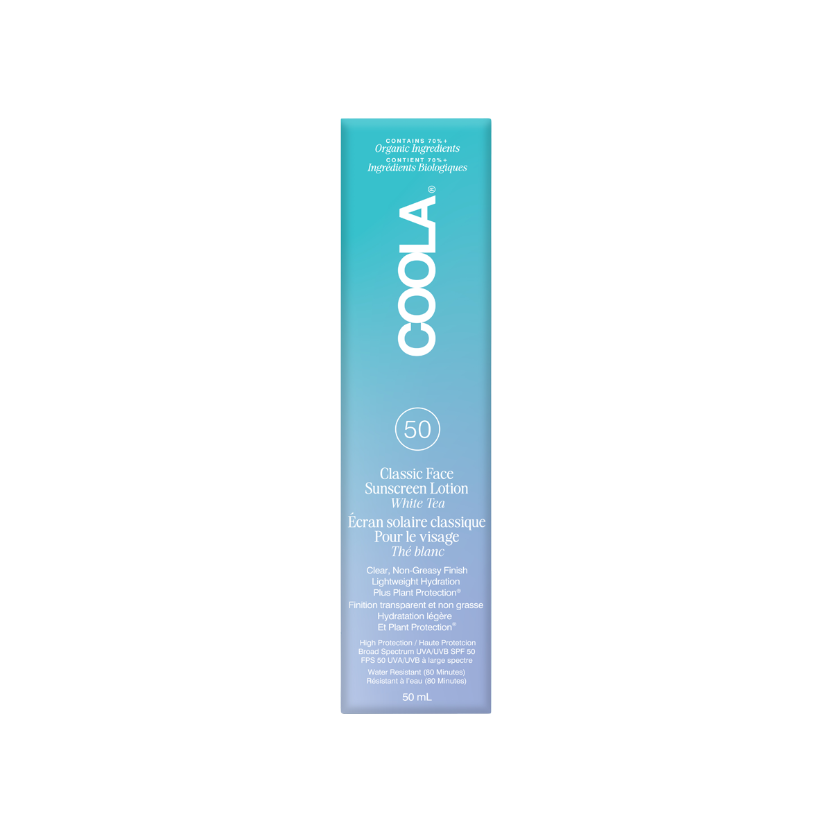 COOLA Suncare - Classic Face Lotion SPF 50 White Tea