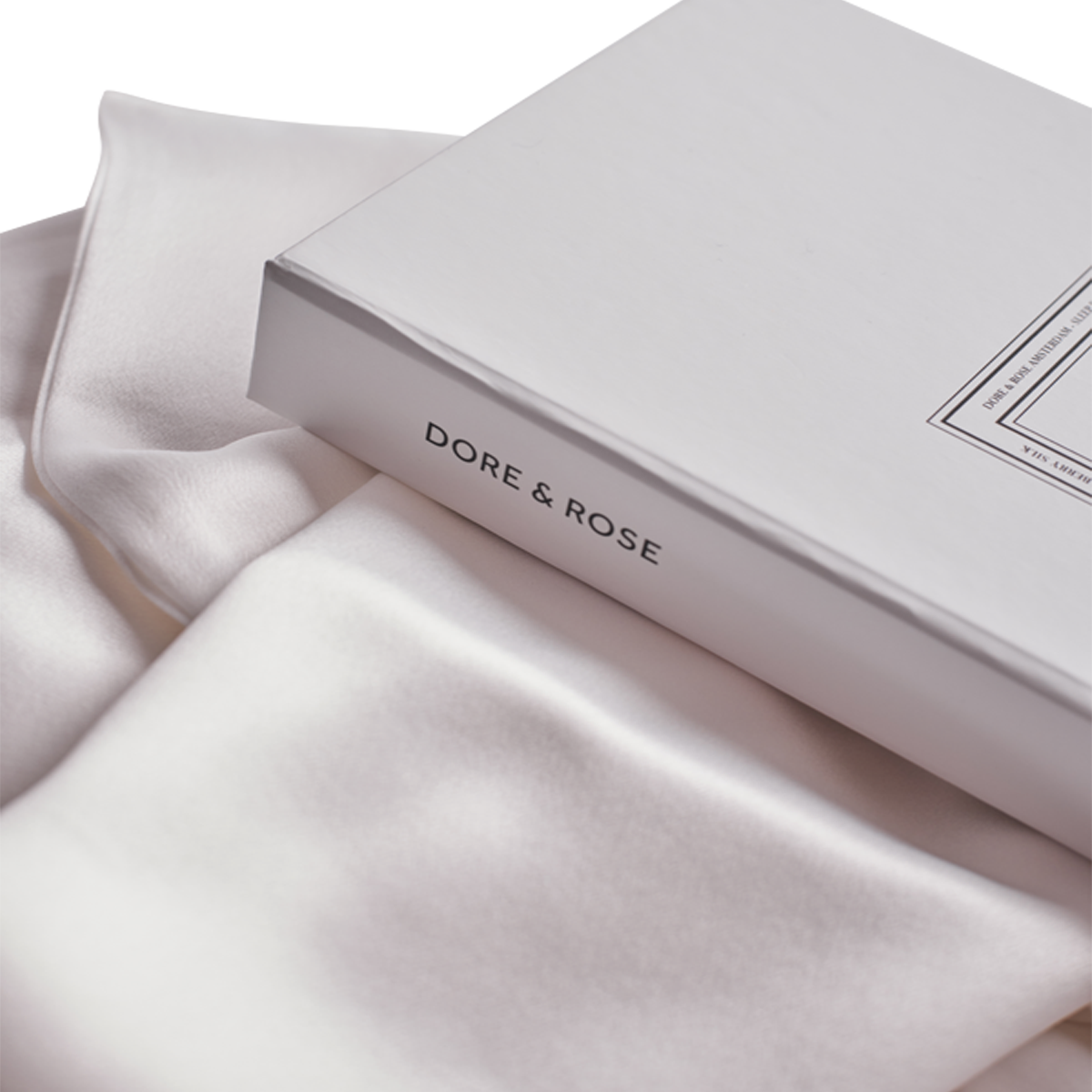 Dore & Rose - Silk Pillowcase White