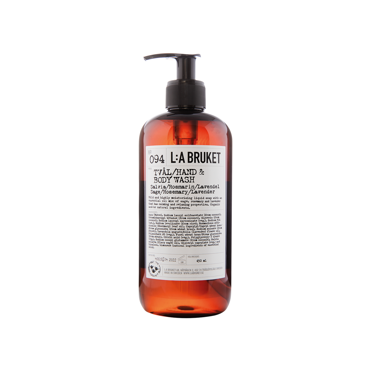 L:a Bruket - 094 Hand & Body Wash Sage