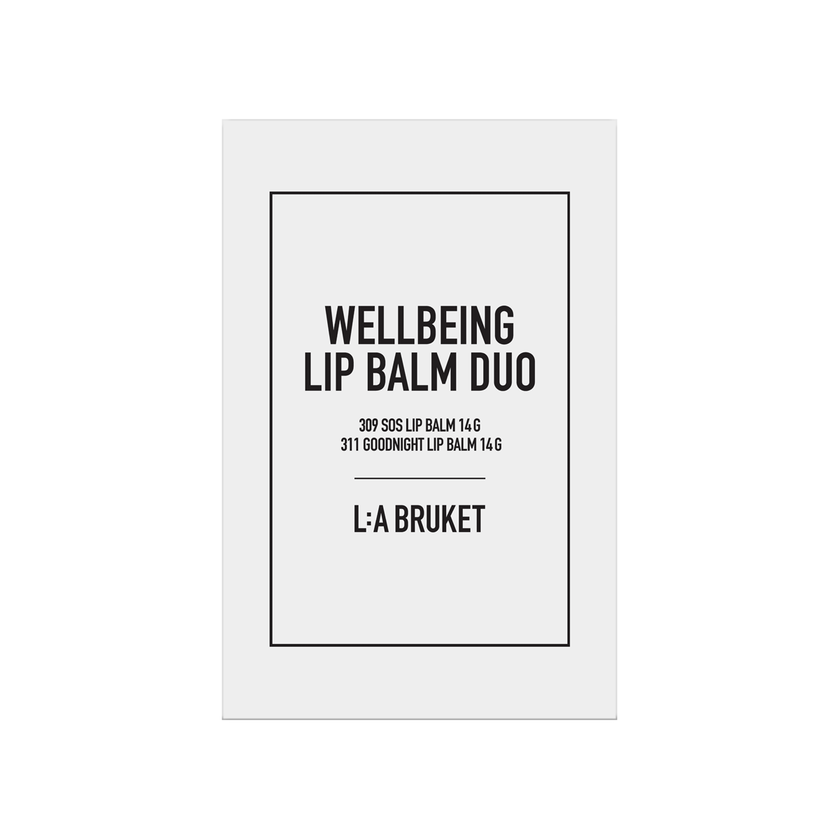 L:a Bruket - 324 Wellbeing Lip Balms Duo