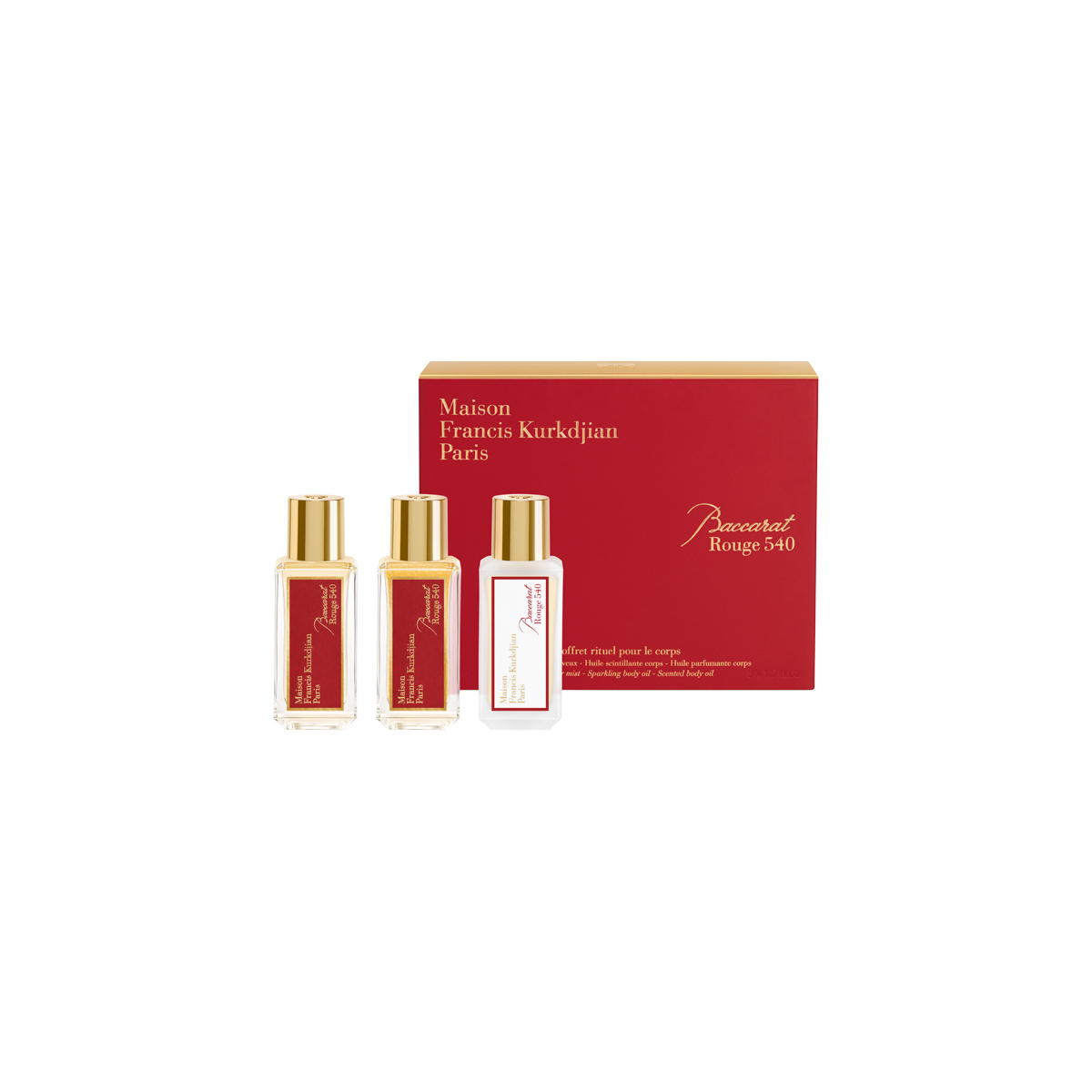 Maison Francis Kurkdjian - Baccarat Rouge body ritual set