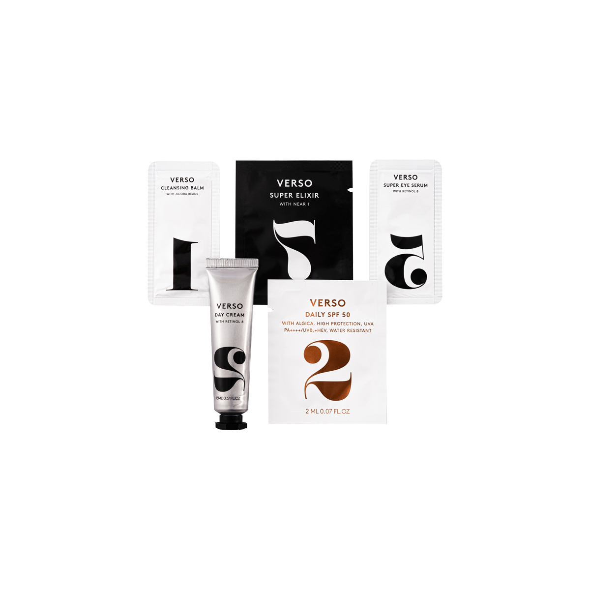 Sample service - Skincare Sample Set Verso